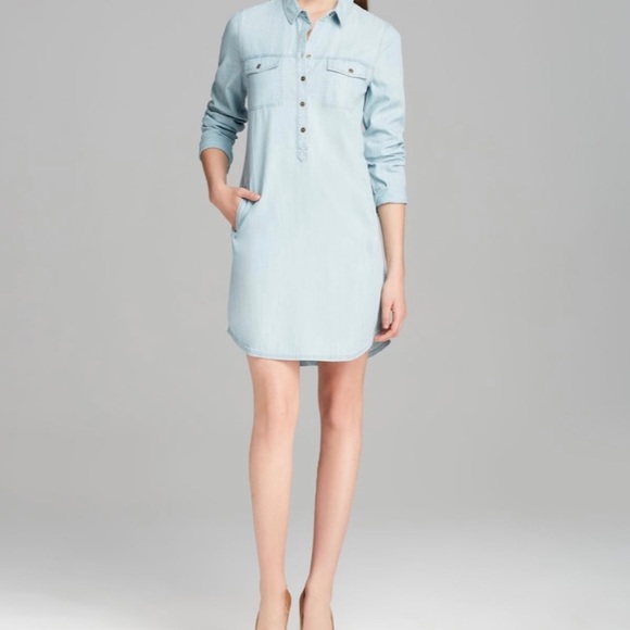 Eileen Fisher Denim Shirt Dress - light denim - Picture 2 of 5